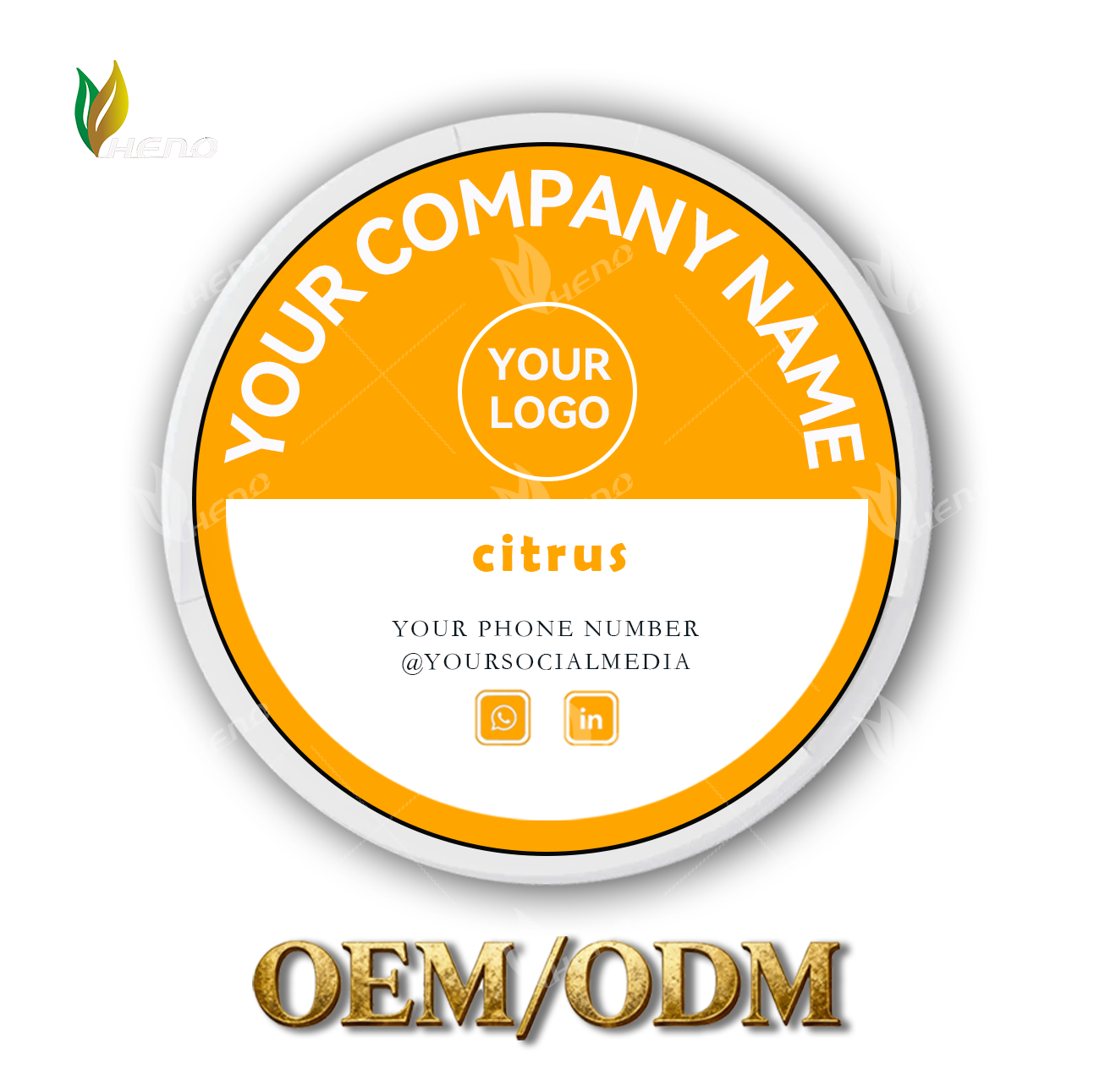 Citrus Nicotinezakjes