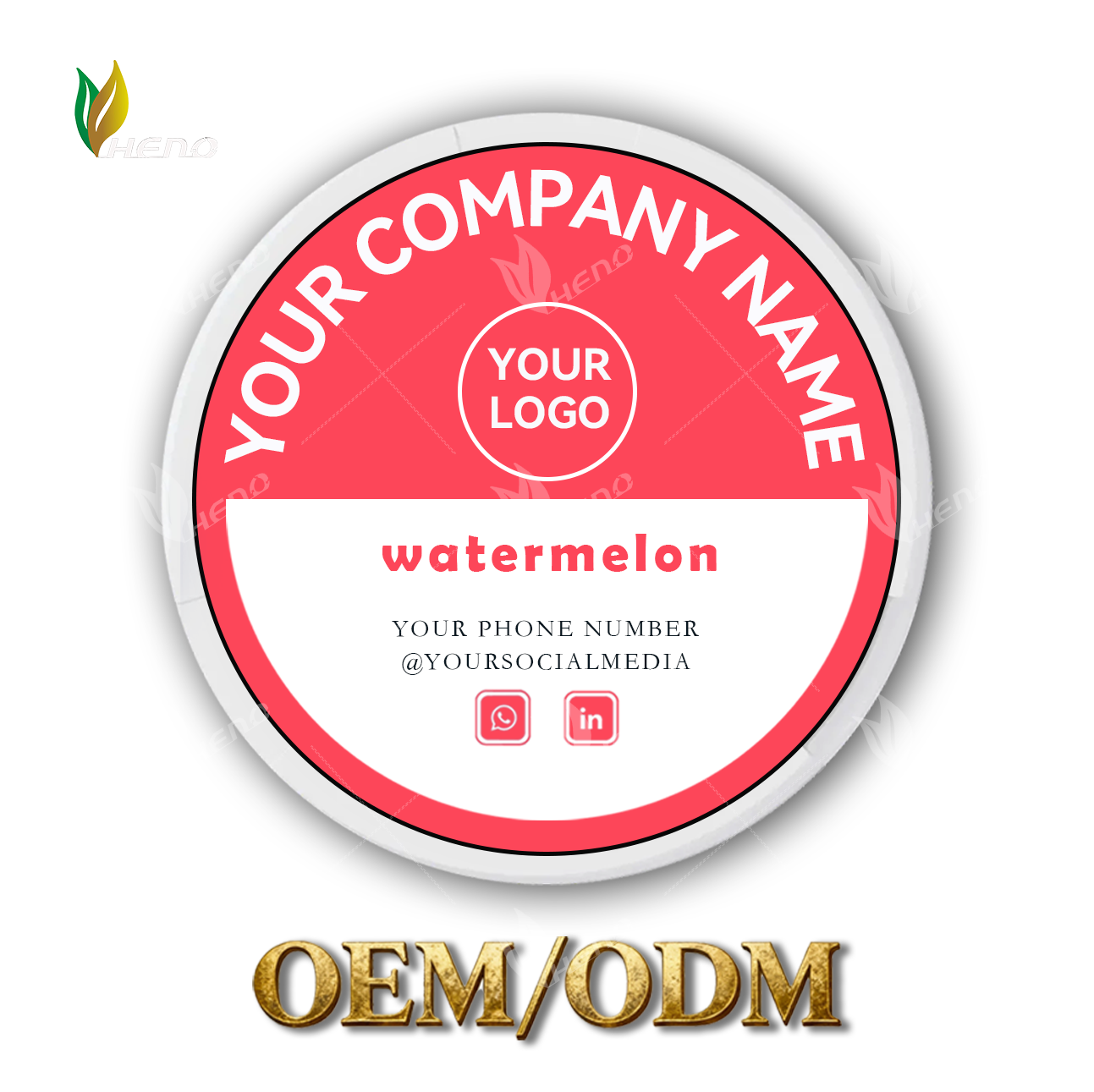 Watermeloen Nicotinezakjes