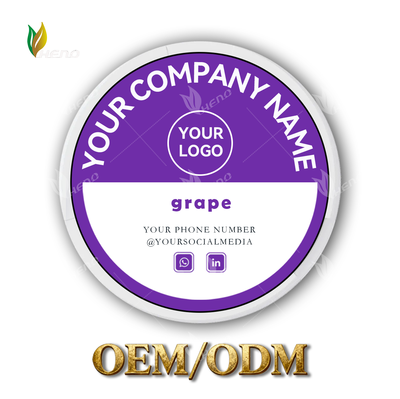 Nicotinezakjes van druiven