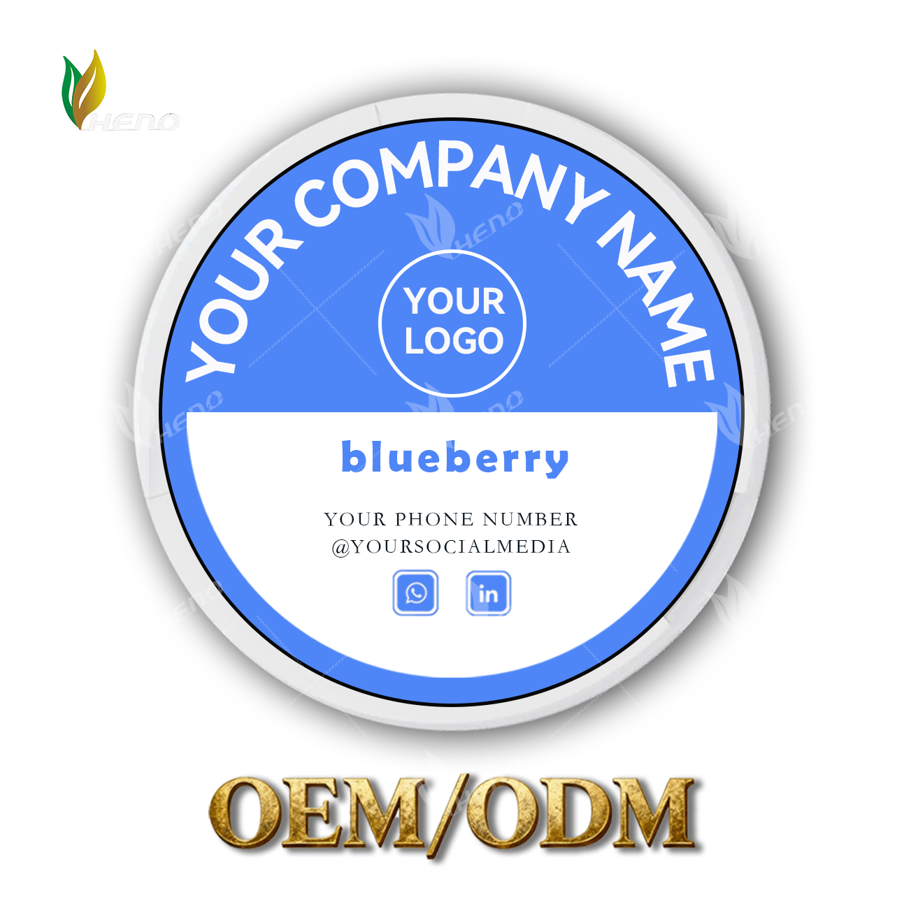 Coole Blueberry Nicotinezakjes